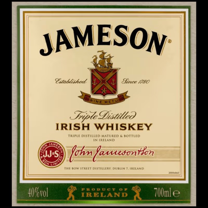 Jameson Heritage Label